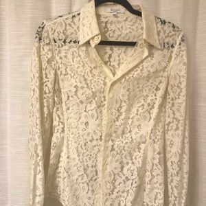 Equipment Lace Blouse